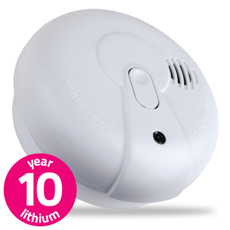 Everyday Photoelectric Smoke Alarm 10 Year Lithium